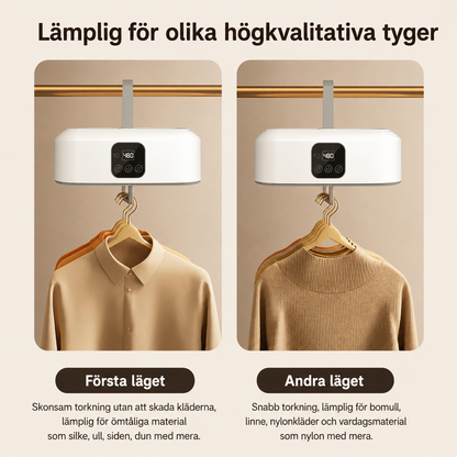 Elektrisk klädtork för resor