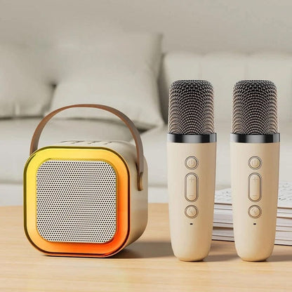 SingBuddy™ - Mini Karaokemaskin med trådlösa mikrofoner