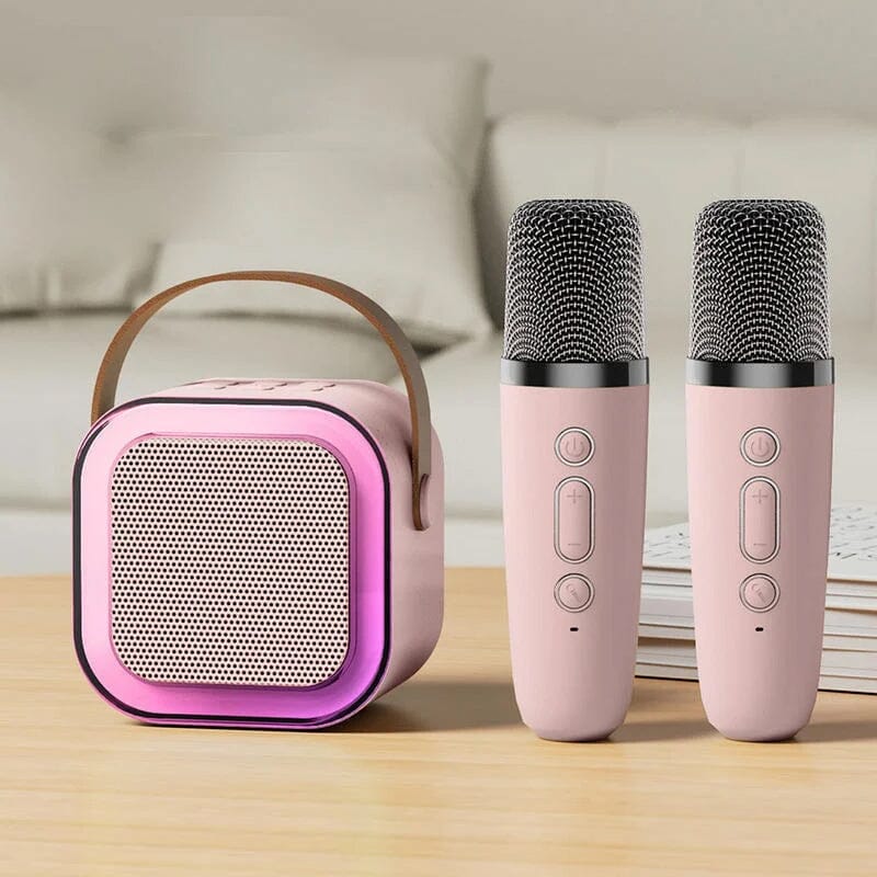 SingBuddy™ - Mini Karaokemaskin med trådlösa mikrofoner