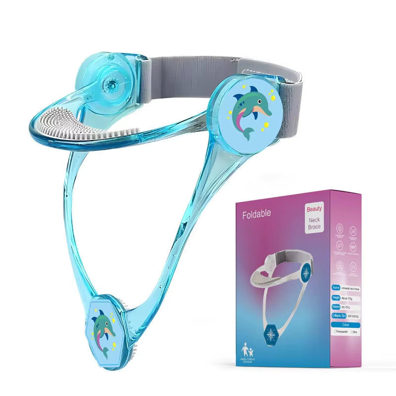 Cervical Traction Device Adjustable Neck Support Braces Decompressed Spine Posture Correction Pain Prevent Head Low Double Chin
