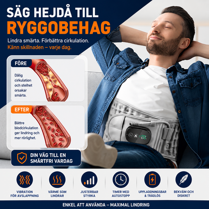Spinaldekompressionsbälte mot ryggsmärta