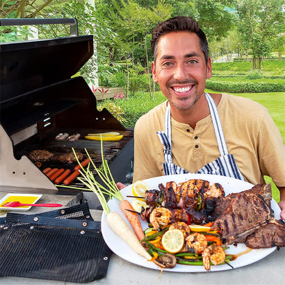 Grilla Säkert Meshväska - Återanvändbar Non-Stick PTFE Grillväska för Perfekta Grillresultat