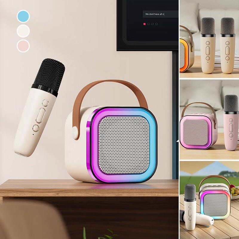 SingBuddy™ - Mini Karaokemaskin med trådlösa mikrofoner