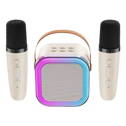 SingBuddy™ - Mini Karaokemaskin med trådlösa mikrofoner